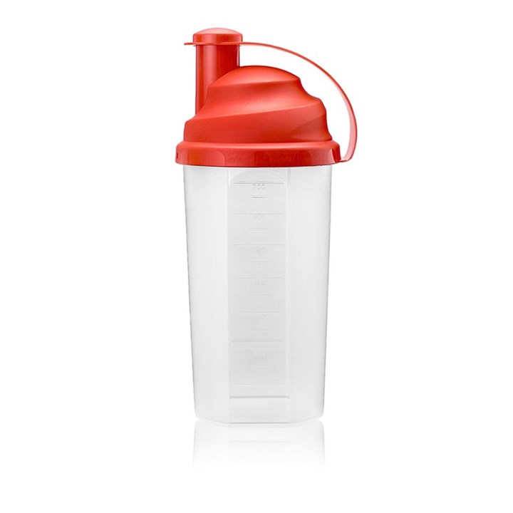 KICHLY (Set of 2) Classic Protein Shaker Bottle (700 ml) with Protein Shaker Ball - Non-Leak Cap with Shaker Cups for Protein Shakes or Supplement –