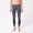 Womens Knit Leggings Grey/Peach